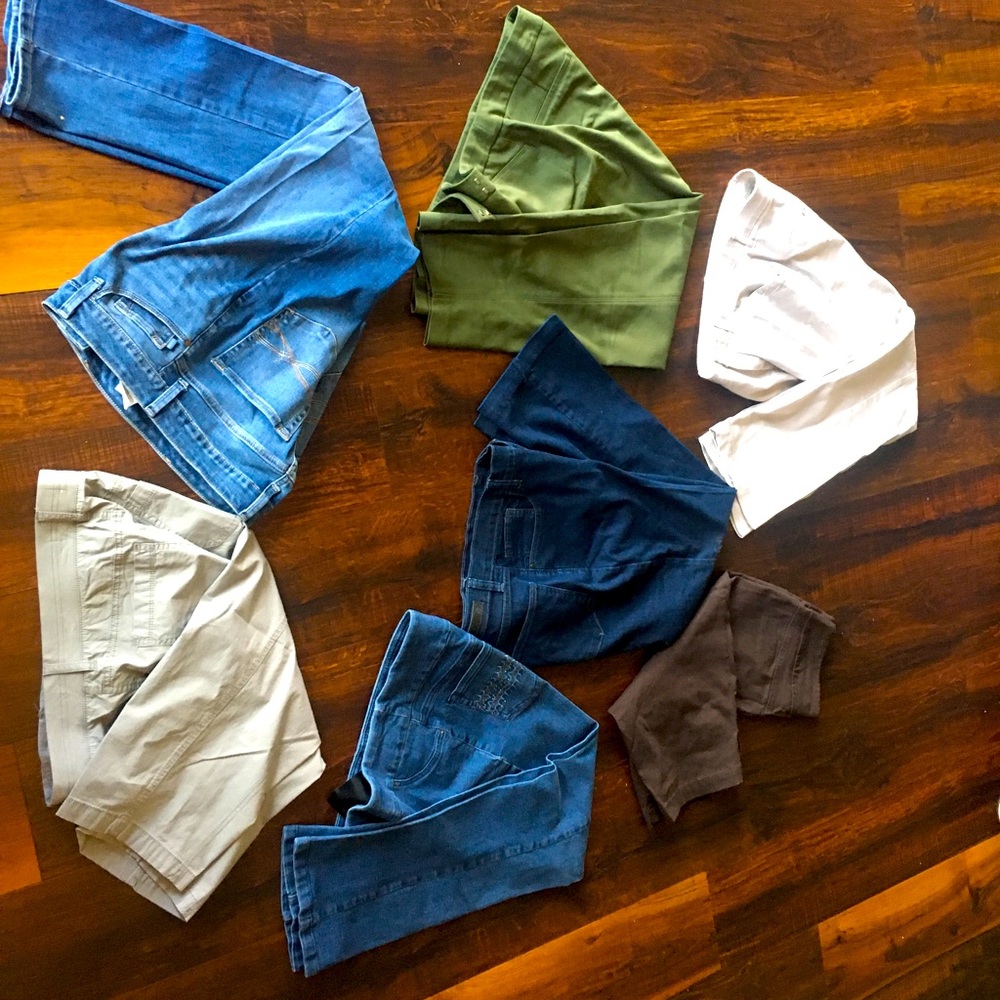 Lot of 7 pants and shorts